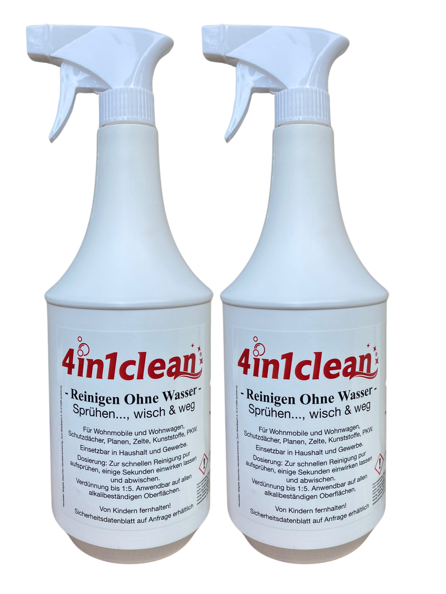 4in1clean – Pakiet Podwójnej Mocy – 2 × 1000 ml